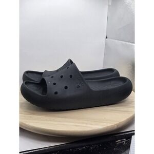 Mens Size 13‎ - Classic Crocs Slides Black Sandals Shoes Iconic Comfort 206121